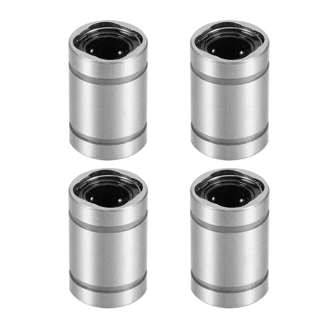 LM5UU Linear Ball Bearings 5mm Bore 10mm OD 15mm Length for CNC Machine 3D Printer 4pcs