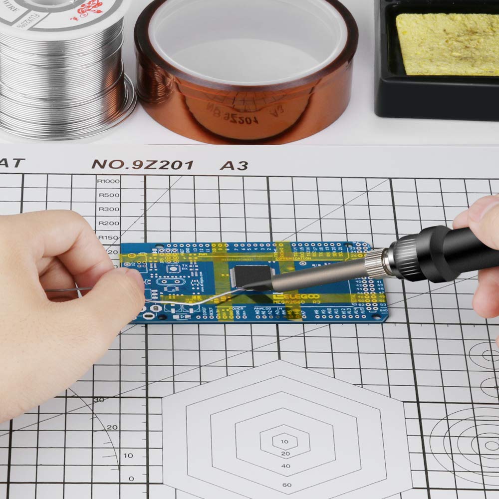 High Temp Tape, 4 Pack Polyimide High Temperature Resistant Tape Multi-Sized Value Bundle 1/8’’, 1/4’’, 1/2’’, 1’’ with Silicone Adhesive for Masking, Soldering etc.