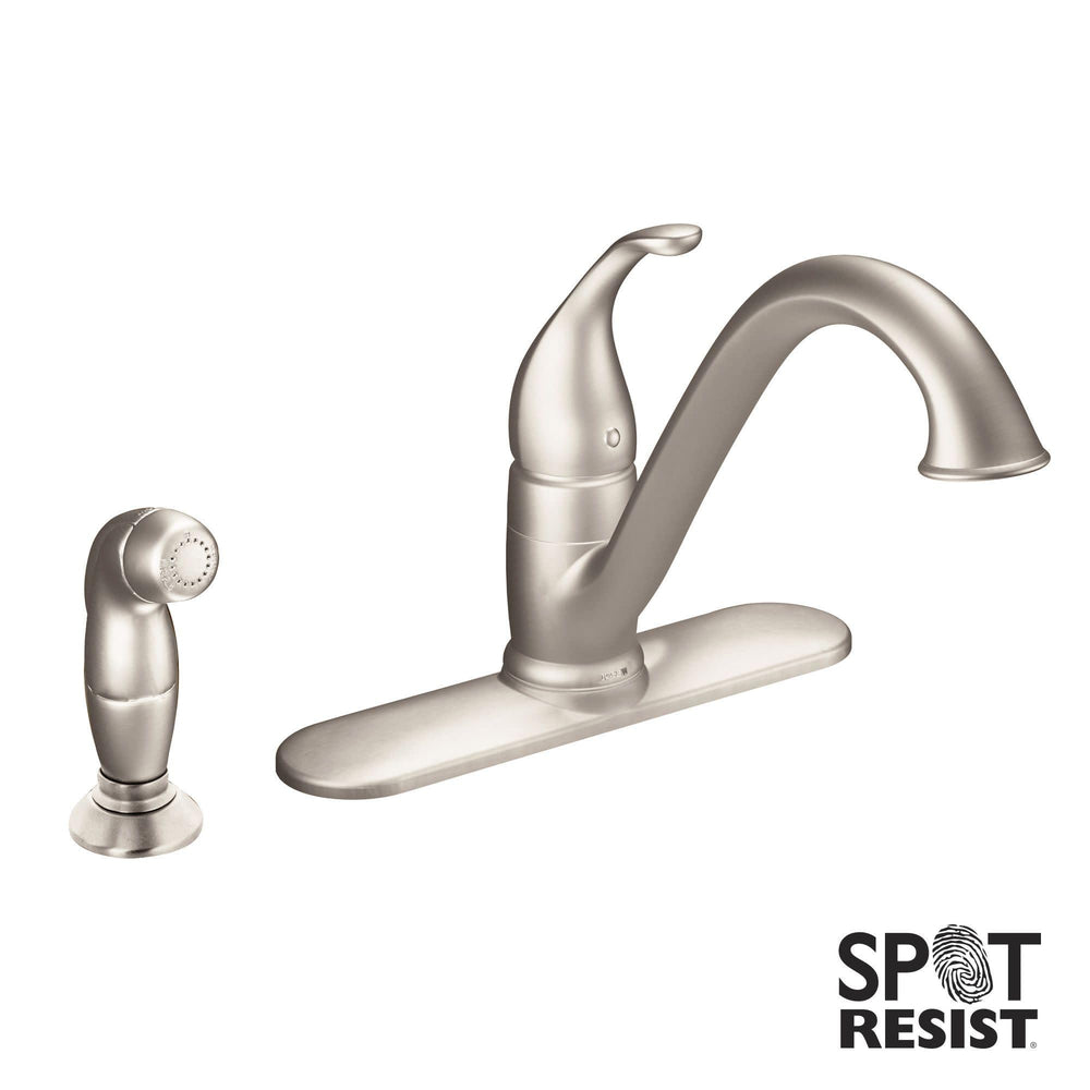 7840 Camerist One-Handle Low Arc Kitchen Faucet, Chrome