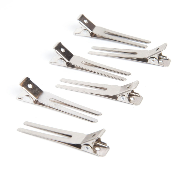 double prong hair clips, 10 pack, D17C