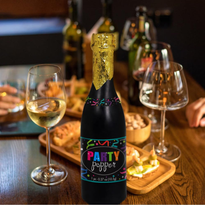 Champagne Bottle Party Plastic Confetti Popper - 12.75, 1 Piece | Perfect for Surprise Celebrations