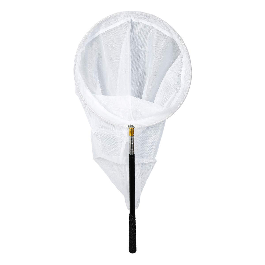 Professional Insect and Butterfly Net with 14 Ring, 26 Net Depth, 59 Telescopic Handle Full Extends to 73 Stainless Lockable