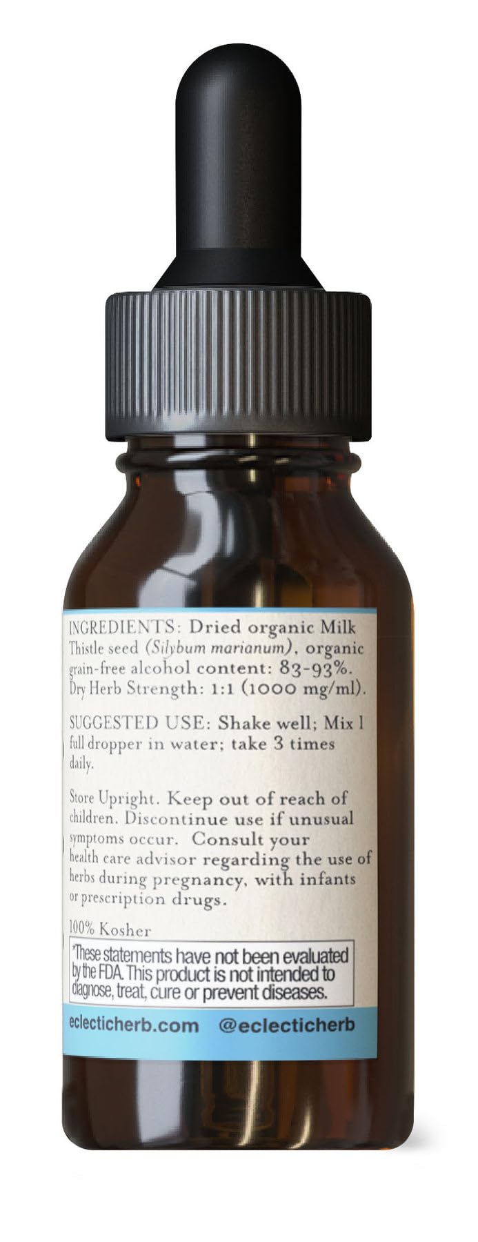 Eclectic Institute Milk Thistle O 2 Ounce