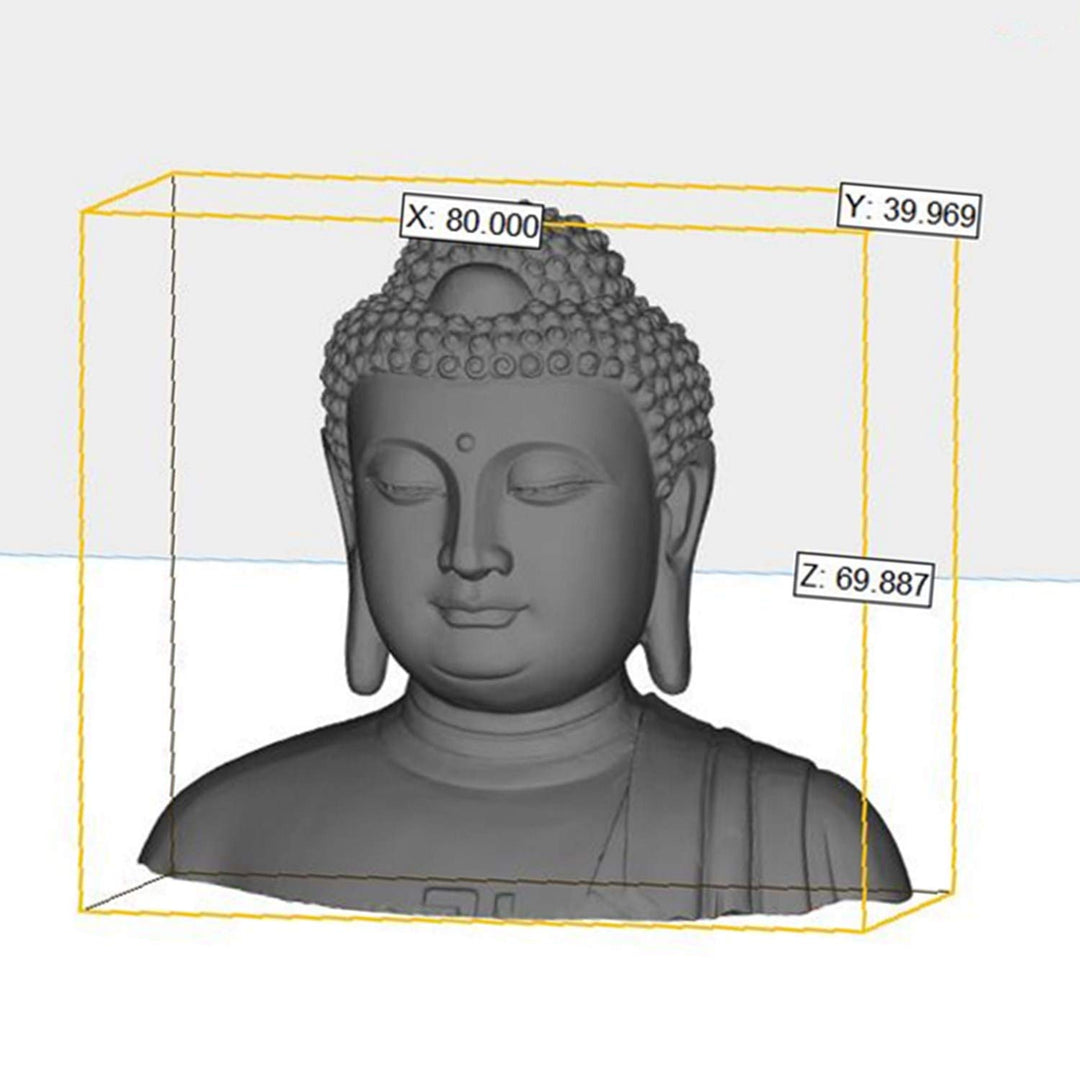 Buddha Head Design Candle Mold Decorating Candle Silicone Molds Resin Crafts Mould Plaster Concrete Statue Silicone Moulds