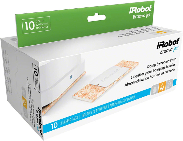 Braava Authentic Replacement Parts- Braava Jet® 200 Series Damp Sweeping Pads (10-Pack)