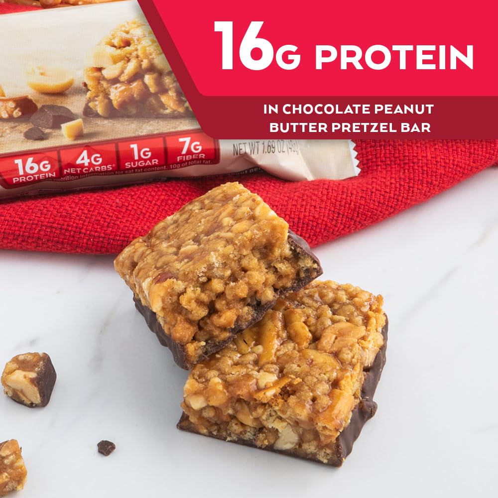 Atkins Advantage Meal Bars 5 Count Chocolate Peanut Butter Pretzel/1
