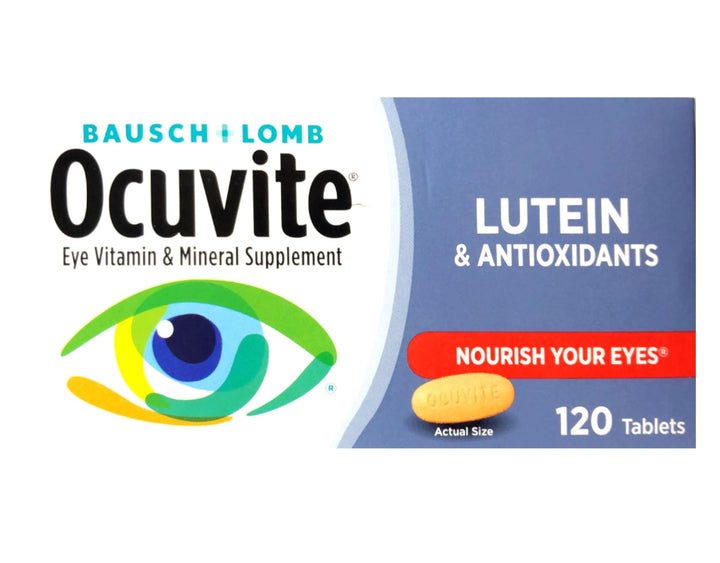 Bausch & Lomb Ocuvite with Lutein - 120 Tablets