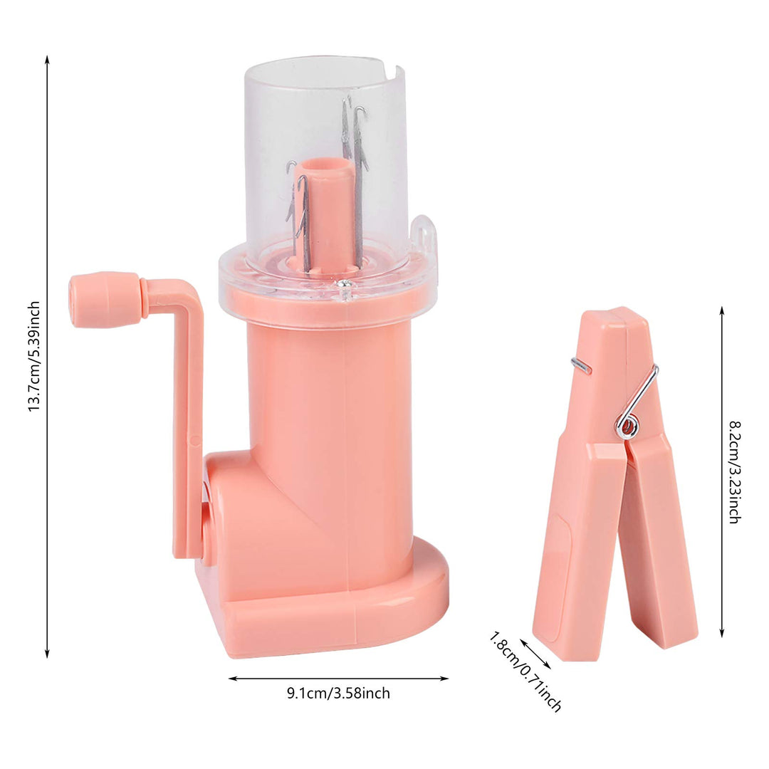 Embellish Knitting Machine, Manual Spool Knitter, i-cord Knit Machine for Sweater Scarfs Bracelet DIY Craft(Pink))