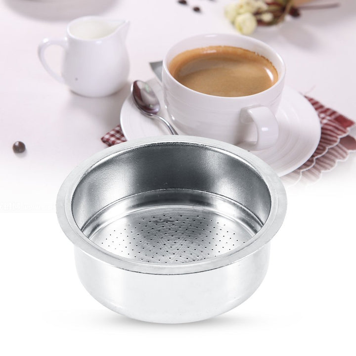 2 Pack Coffee Filter, 2 Cup 51mm Pressurized Coffee Filter Basket for GUSTINO Coffee Accessories Refillable Reusable Capsule