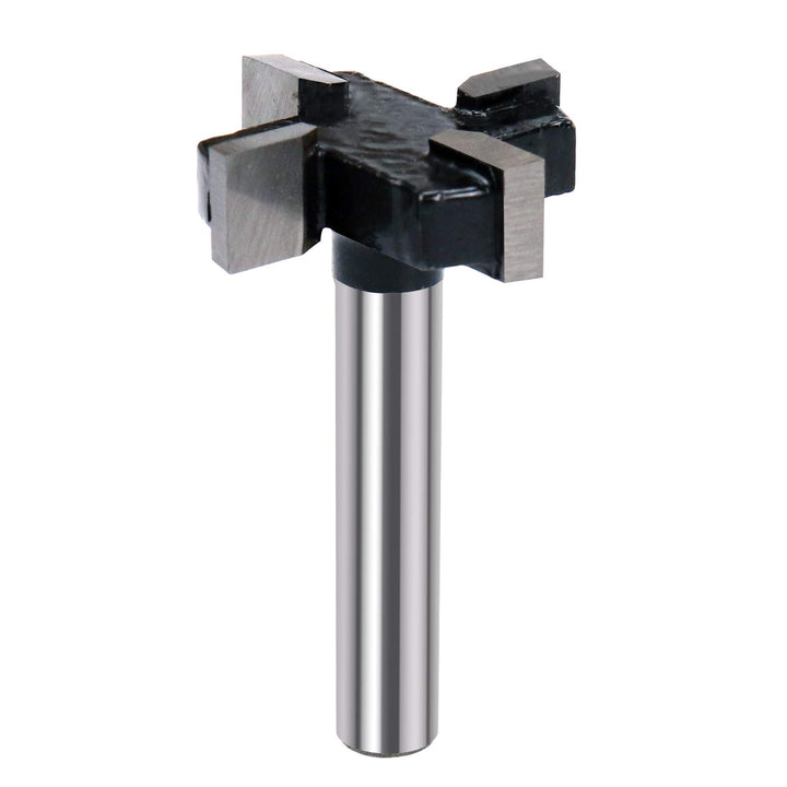 CNC Spoilboard Surfacing Router Bits 1/4 inch Shank 1 inch Cutting Diameter, Slab Flattening Router Bit Carbide Planer Router Bits Wood Milling Cutter Planing Woodworking Tools