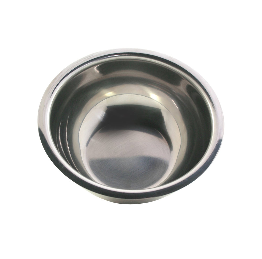RN6 Contemporary Stainless Steel Classic Luxury Shaving Bowl for Shaving Cream or Shaving Soap for Men and Women