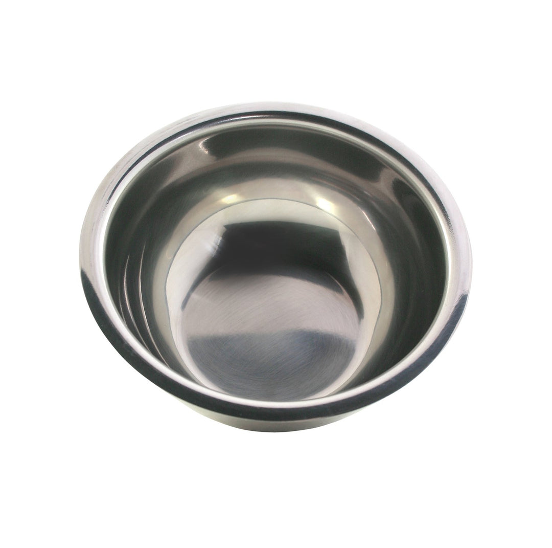 RN6 Contemporary Stainless Steel Classic Luxury Shaving Bowl for Shaving Cream or Shaving Soap for Men and Women