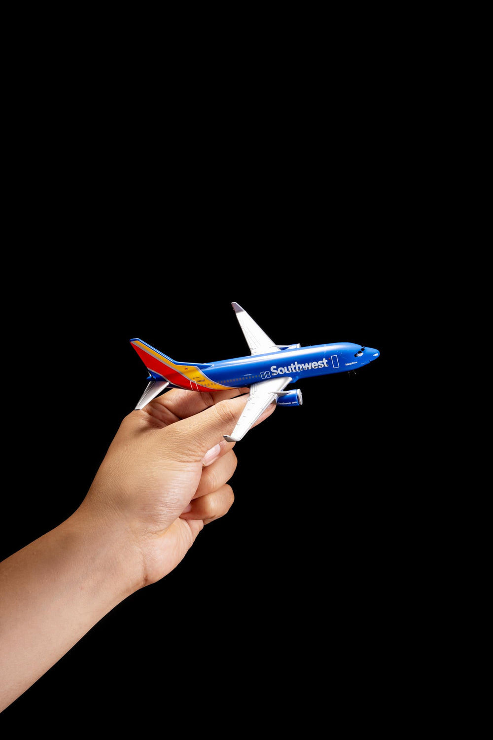 Toy Airplane – Southwest Airlines – Die-Cast Metal Model Airplane Toy with Plastic Parts for Kids Ages 3+