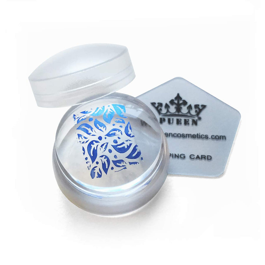3.5cm Upgraded HD Chunky CLEAR JELLY Transparent Soft Stamper and Scraper Set - Nail Art - Stamping Tools - CLEAR - BH000706