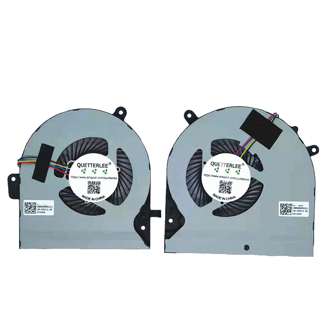 Replacement New Laptop CPU + GPU Cooling Fan for Asus ROG Strix GL502V S5VM FX60V ZX60VM FX502VM FX60VM Series EF75070S1-C530-S9A EF75070S1-C481-S9A 13N1-0SP0101 13N1-0SP0201 DC5V Fan