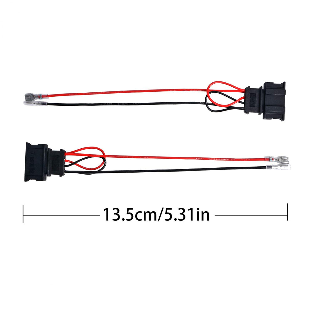 2 Pairs (4 Pack) Speaker Wiring Harness Wire Cable for VW Passat Seat Golf Polo Speakers Adapter Connector Adaptor Plug