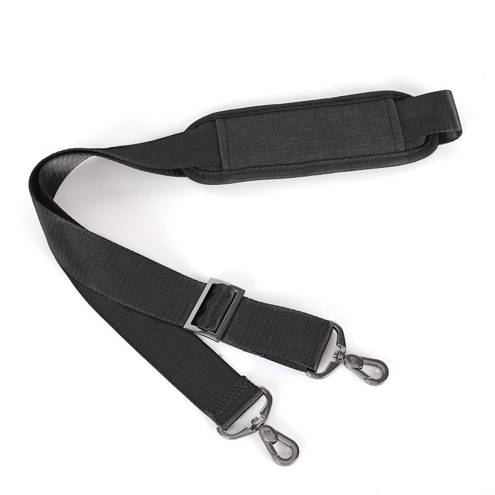 56 inch Shoulder Strap, Adjustable Thick Soft Universal Replacement Non-Slip Fit Padded with Metal Swivel Hooks for Laptop Shoulder Bag/Laptop Messenger Bag/Crossbody Bag, Black