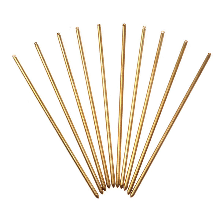 10pcs Hair Sticks Vintage Metal Copper Hairpins Shawl Pins with Hole for Women