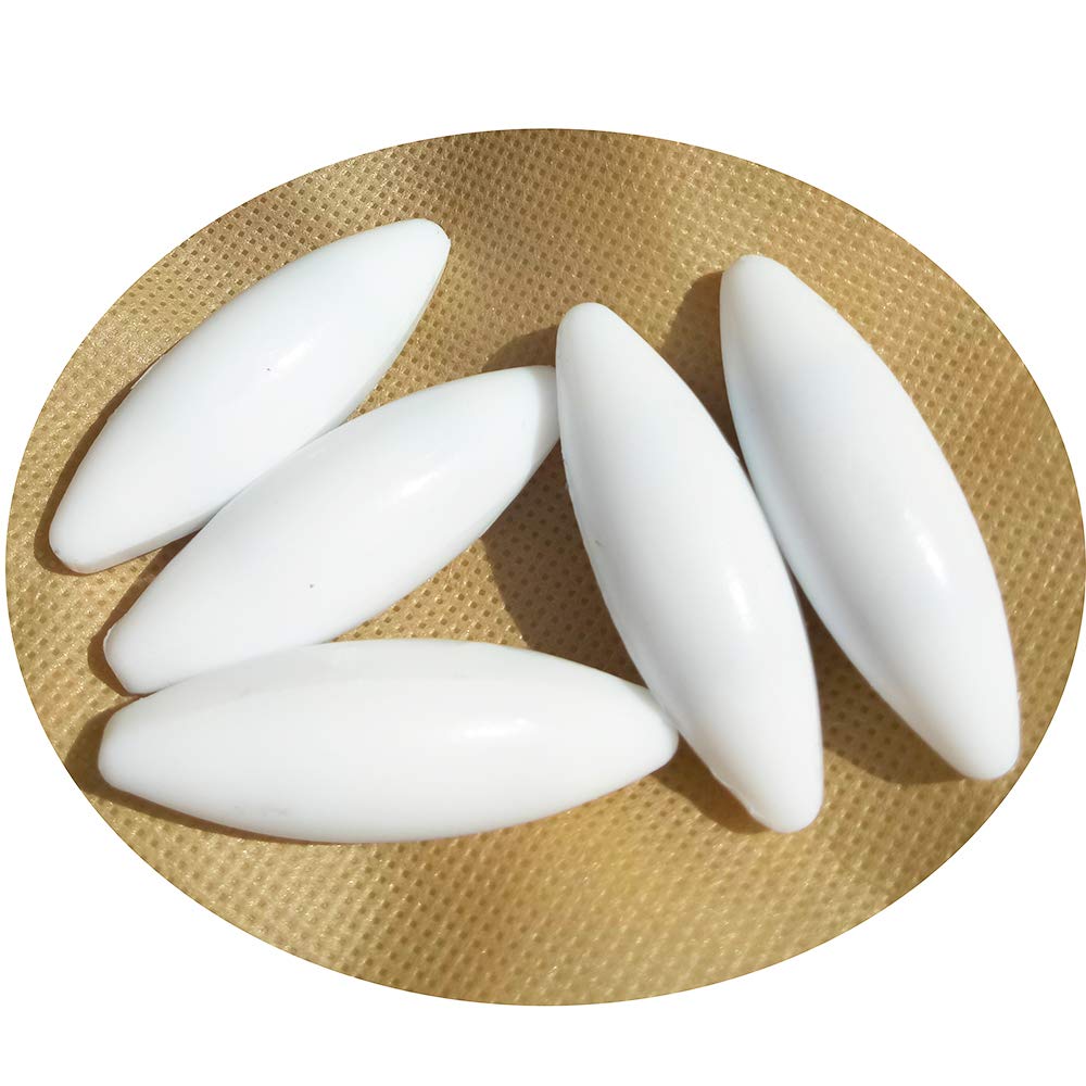 Magnetic Stirrer Stir Bar 2 inch Length PTFE Magnetic Mixer Stir Bars (17X50mm, Olive Shape,3PCS)