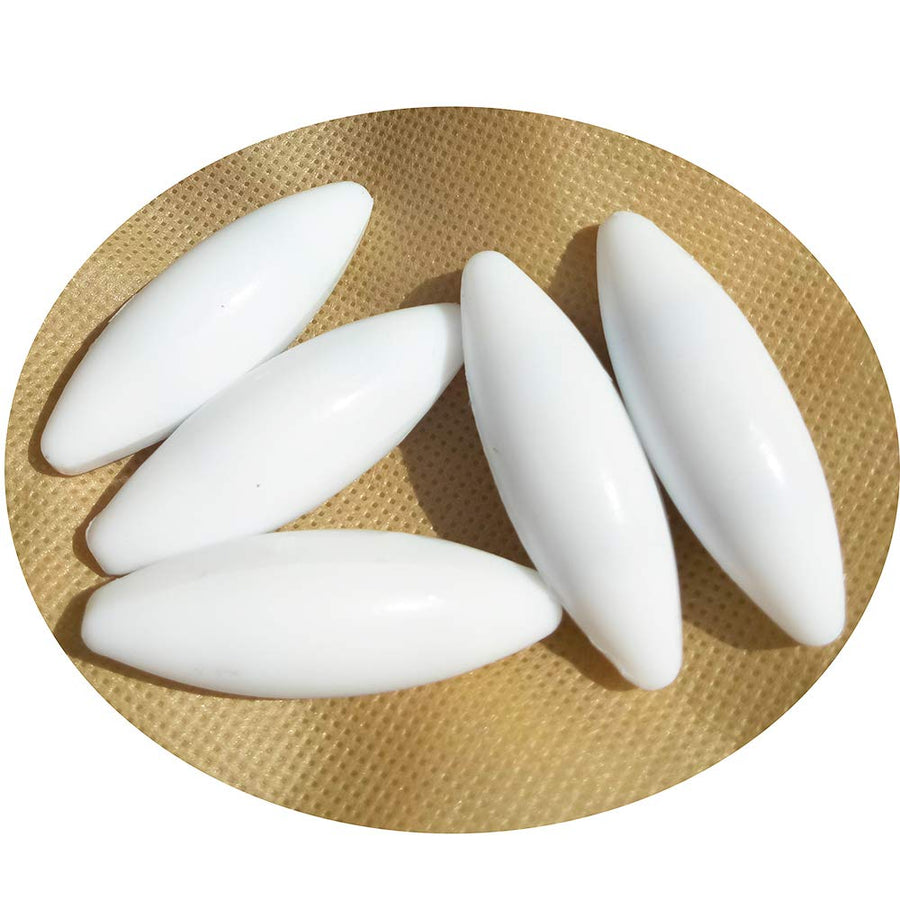 Magnetic Stirrer Stir Bar 2 inch Length PTFE Magnetic Mixer Stir Bars (17X50mm, Olive Shape,3PCS)