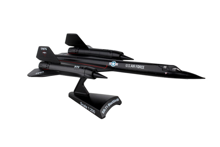 Worldwide Trading SR-71 Blackbird Metal Vehicle (1:200 Scale), Black