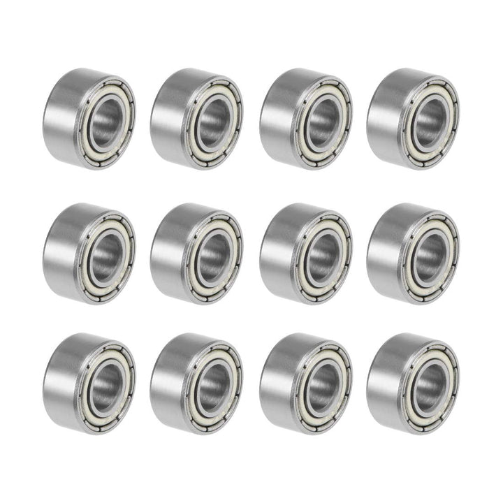 685ZZ Deep Groove Ball Bearings Z2 5mm X 11mm X 5mm Double Shielded Carbon Steel 12pcs