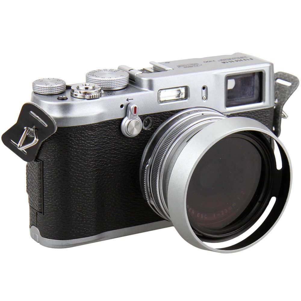 LH-JX100 Silver Metal Lens Hood Adapter Ring for Fujifilm X70 X100 X100S X100T Replaces FUJIFILM AR-X100 Adapter Ring