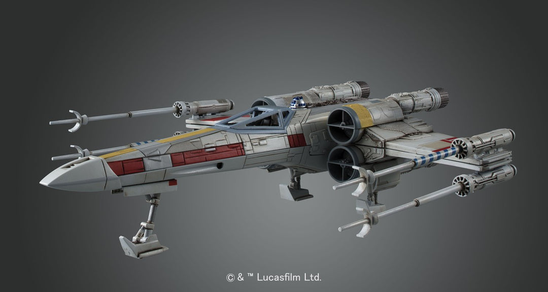 STAR WARS Bandai Hobby Star Wars 1/72 X-Wing Star Fighter Building Kit, Multi, 8 (BAN191406)