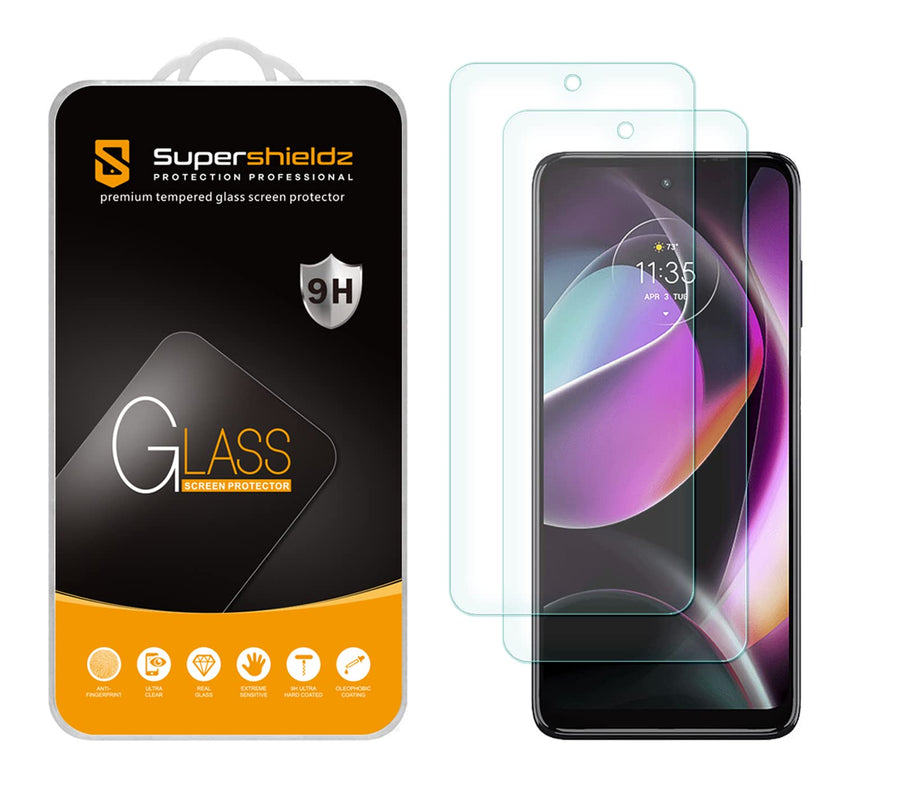 (2 Pack) Designed for Motorola Moto G 5G (2022) Tempered Glass Screen Protector, Anti Scratch, Bubble Free