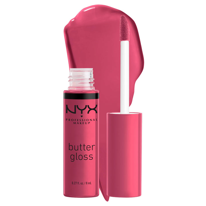 PROFESSIONAL MAKEUP Butter Gloss, Non-Sticky Lip Gloss - Strawberry Cheesecake (Warm Pink)