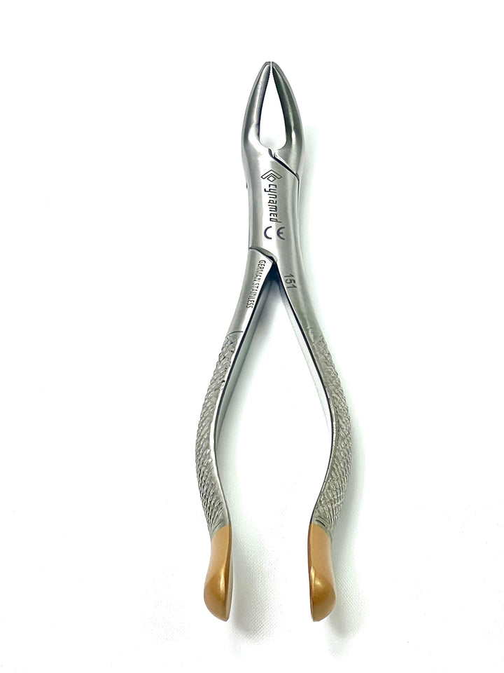 German Dental Extracting Forceps #151-Lower Bicuspid, Lower Incisor, Lower Root, Universal Extraction Forceps Dental Instruments -