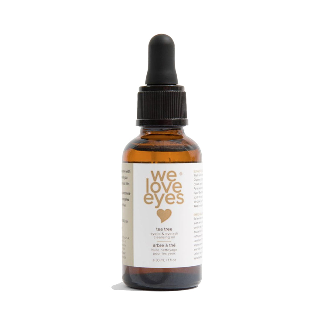 - Natural Eyelid Cleansing Oil with Tea Tree - Allergen Removal - Preservative-Free - Australian Tea Tree Oil - 30ml