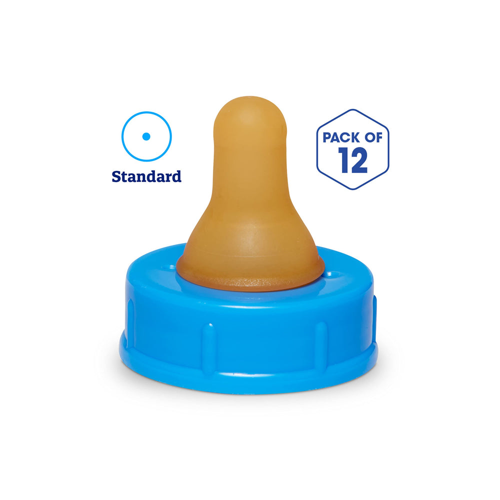 Standard Flow Soft Nipples, Latex-Free & BPA Free, 12 Count