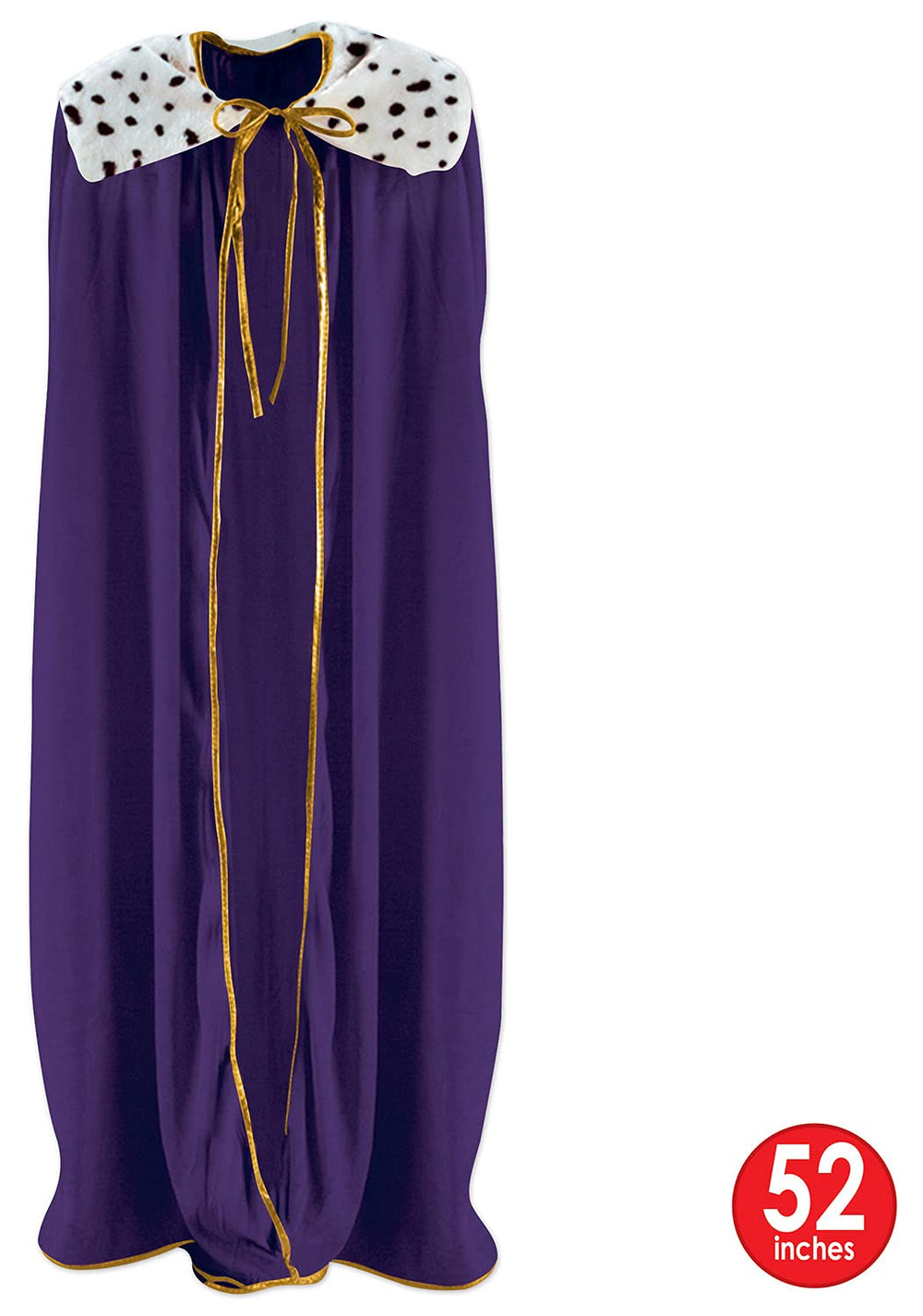 Adult King/Queen Robe (Purple) Party Accessory (1 Count) (1/Pkg)