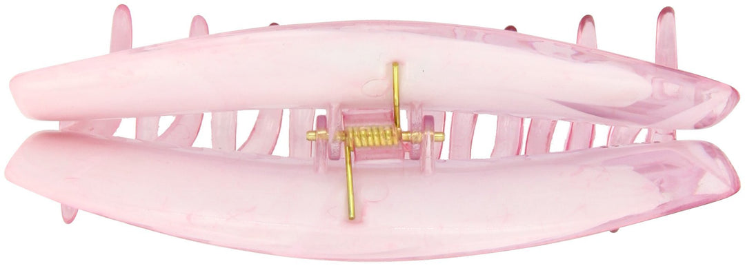 Clip, 2 Tone Wave with Cover, Pink