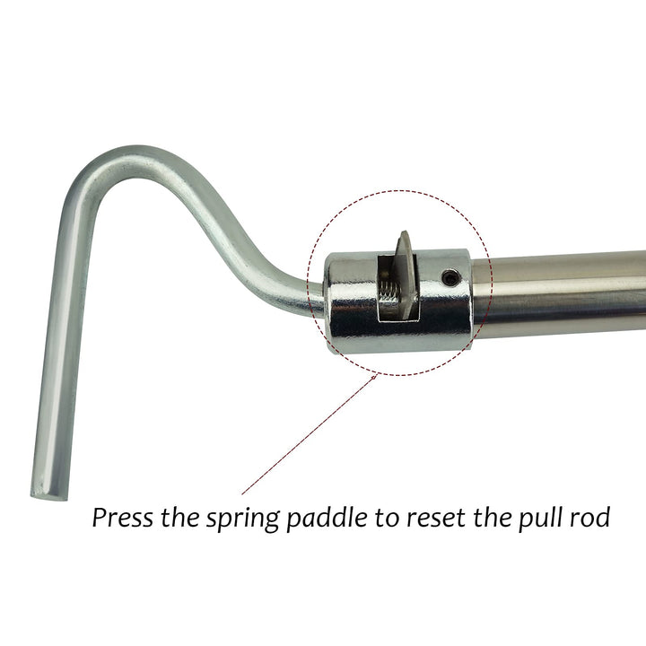 Heavy Duty Hog Catcher Stainless Steel Pig Holder Pig Catcher Pole Animal Control Pole Catcher Tool