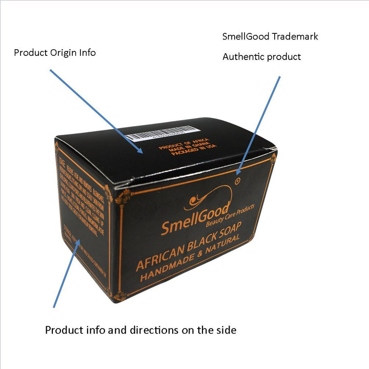 - African Black Soap, totally natural, best quality, raw and organic soap, great for body and face wash, imported from Ghana, 1 LB bar