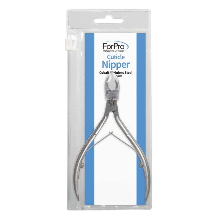 Cobalt Cuticle Nipper, Stainless Steel Cuticle Nipper for Trimming Cuticles and Hangnails, ¼ Jaw