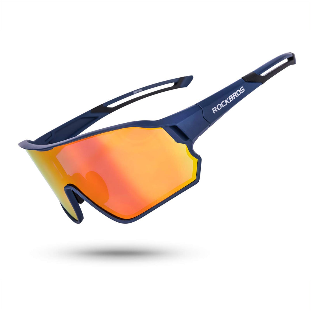 Polarized Sunglasses UV Protection for Women Men Cycling Sunglasses, Blue