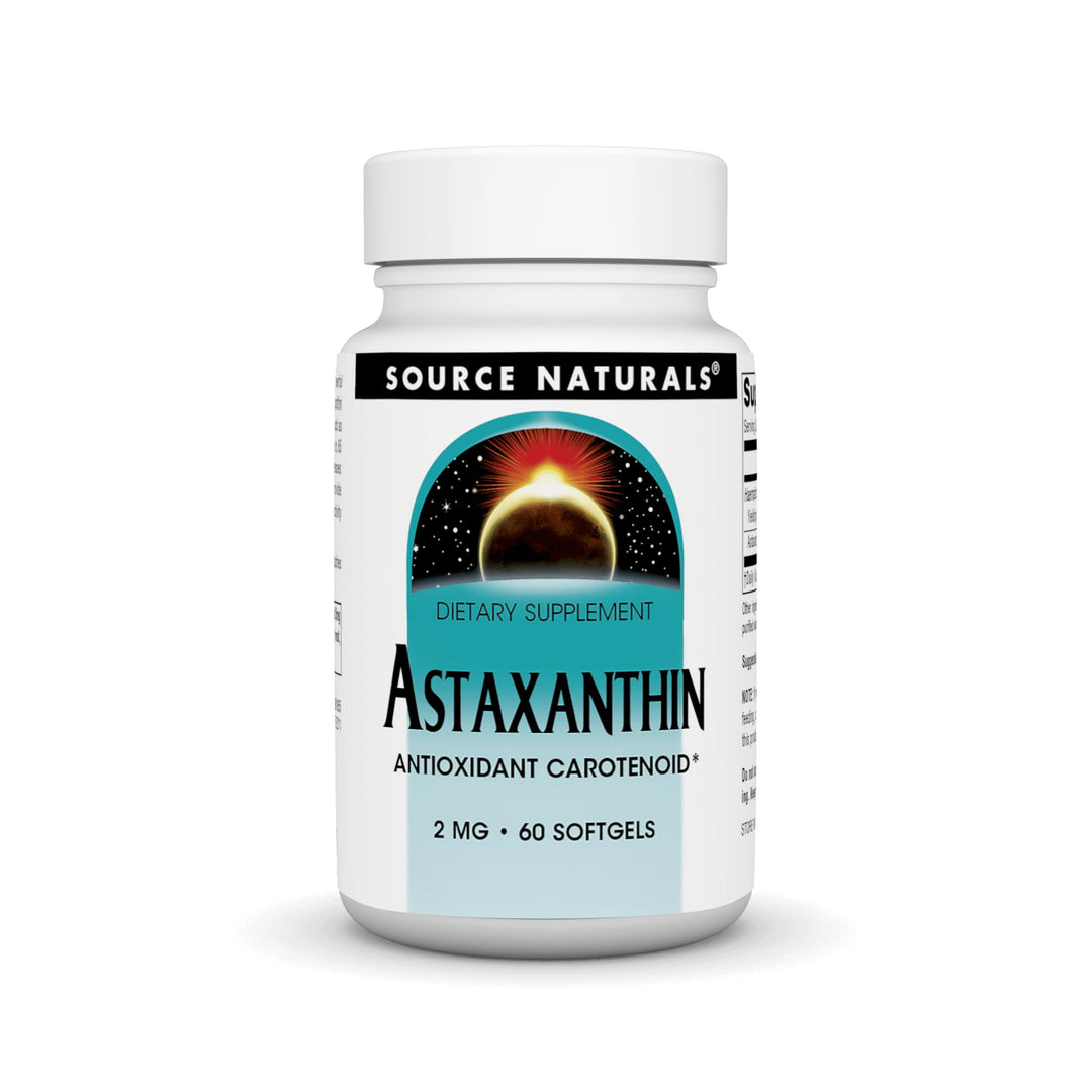 SOURCE NATURALS Astaxanthin 2 Mg Soft Gel, 60 Count