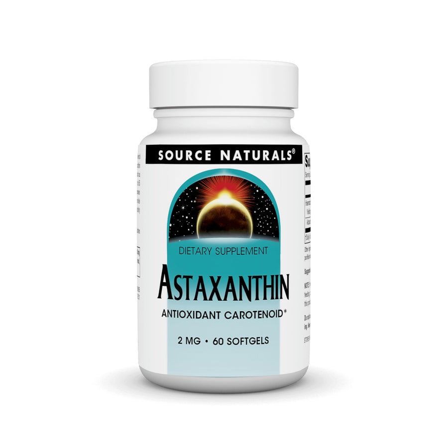 SOURCE NATURALS Astaxanthin 2 Mg Soft Gel, 60 Count