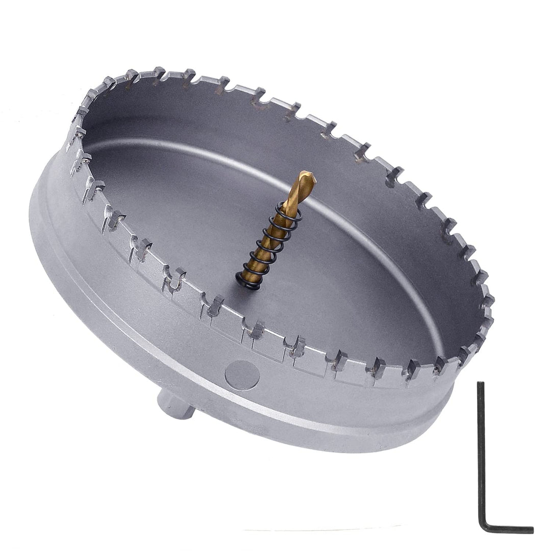 185mm / 7-1/4 inch Metal Steel Hole Saw Drill Bit, Metal Hole Cutter for Thick Metal,Stainless Steel,Iron and Wood (185mm / 7-1/4 inch)