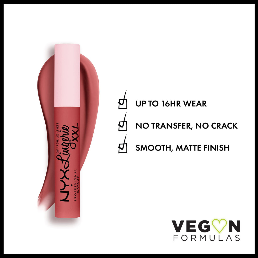 PROFESSIONAL MAKEUP Lip Lingerie XXL Matte Liquid Lipstick - Xxpose Me (Peach Pink)