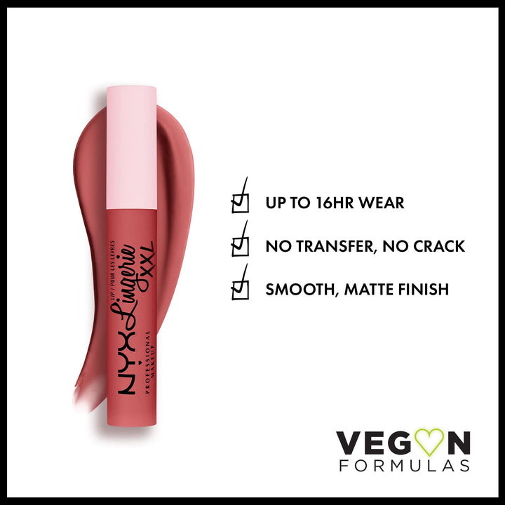 PROFESSIONAL MAKEUP Lip Lingerie XXL Matte Liquid Lipstick - Xxpose Me (Peach Pink)