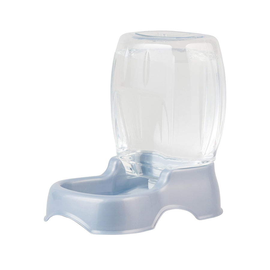 Pet Cafe Cat and Dog Water Dispenser - Water Bowl for Cats and Dogs, USA Made, 1.5 GAL, Pearl Ash Blue
