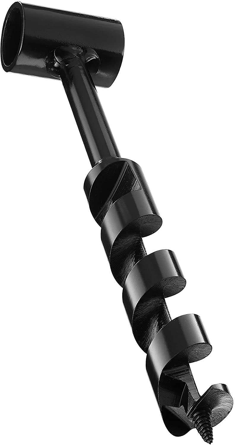1” x 10” Scotch Eye Wood Auger Drill Bit - Hand Auger for Bushcraft Backpack and Camping - Perfect Addition Tool to Survival and Camping Gear Packs (1 x 10)