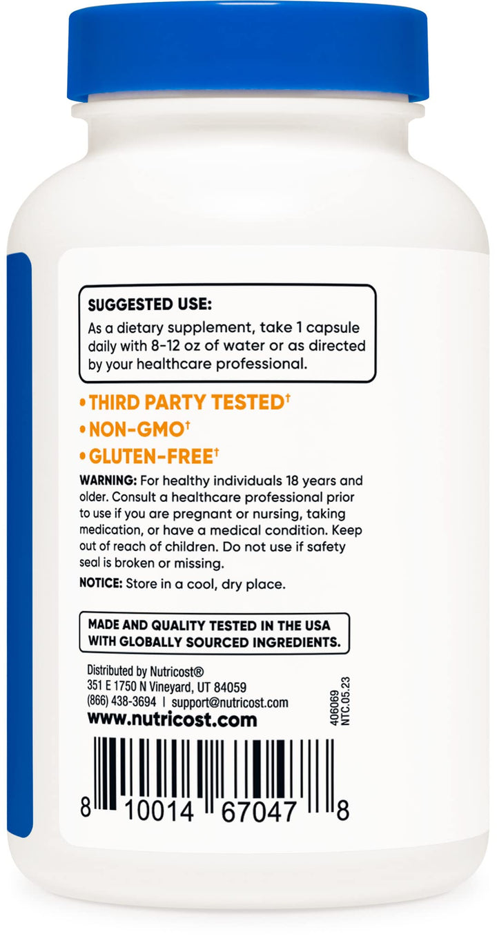 Wormwood Capsules 450mg 120 Capsules - Vegetarian Caps, Gluten Free and Non-GMO