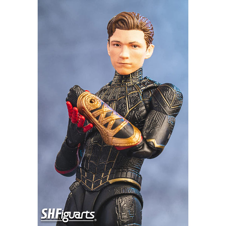 - Spider-Man: No Way Home - Spider-Man (Black & Gold Suit), Bandai Spirits S.H.Figuarts Action Figure