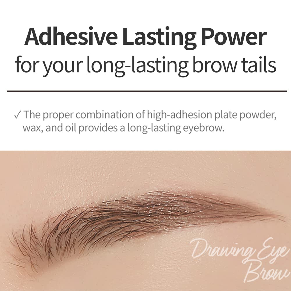 Drawing Eyebrow Pencil | Long Lasting, Soft Textured, Natural Everyday Look| Korean Makeup| Dark Brown-0.25g