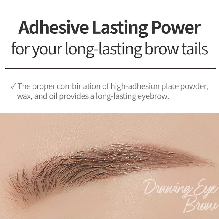 Drawing Eyebrow Pencil | Long Lasting, Soft Textured, Natural Everyday Look| Korean Makeup| Dark Brown-0.25g